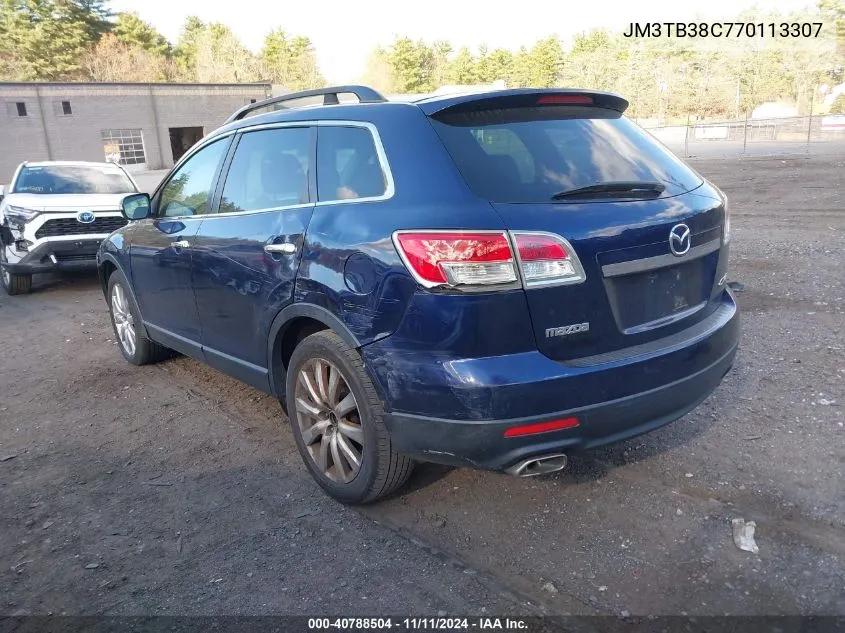 2007 Mazda Cx-9 Grand Touring VIN: JM3TB38C770113307 Lot: 40788504