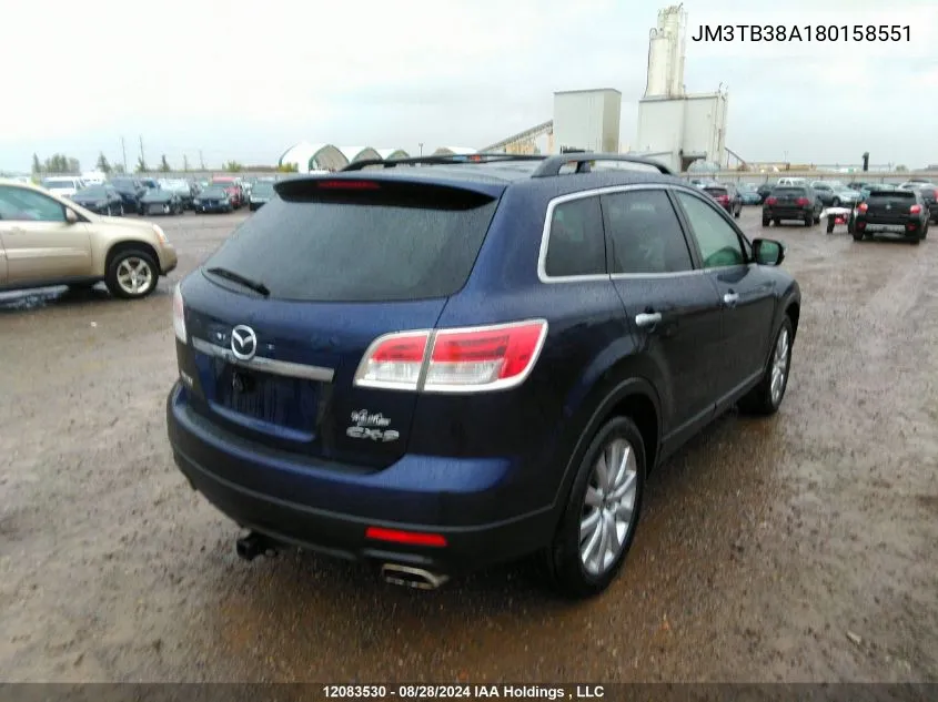 2008 Mazda Cx-9 VIN: JM3TB38A180158551 Lot: 12083530