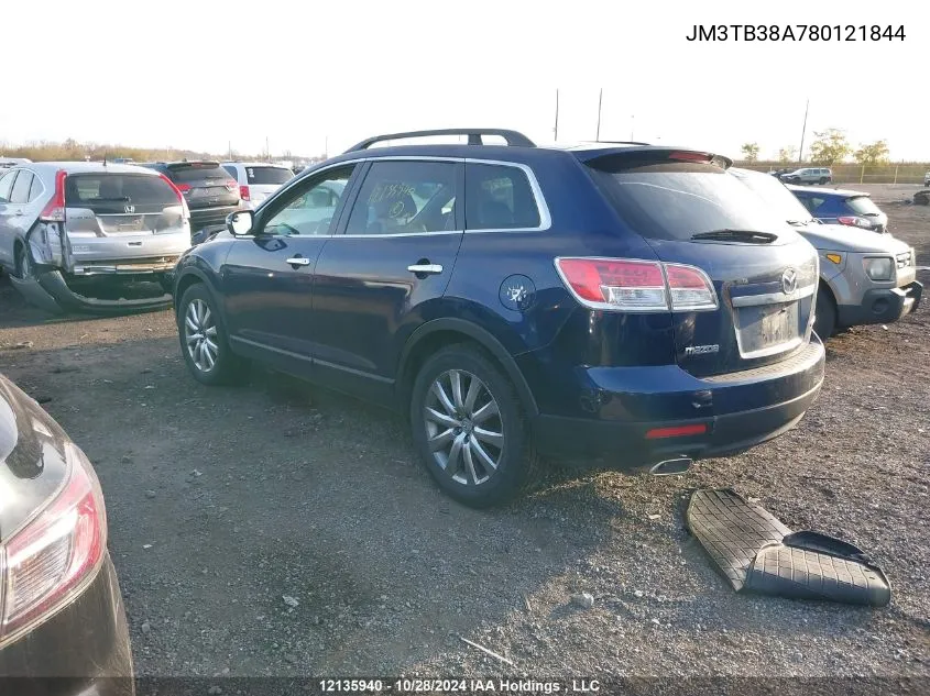 2008 Mazda Cx-9 VIN: JM3TB38A780121844 Lot: 12135940