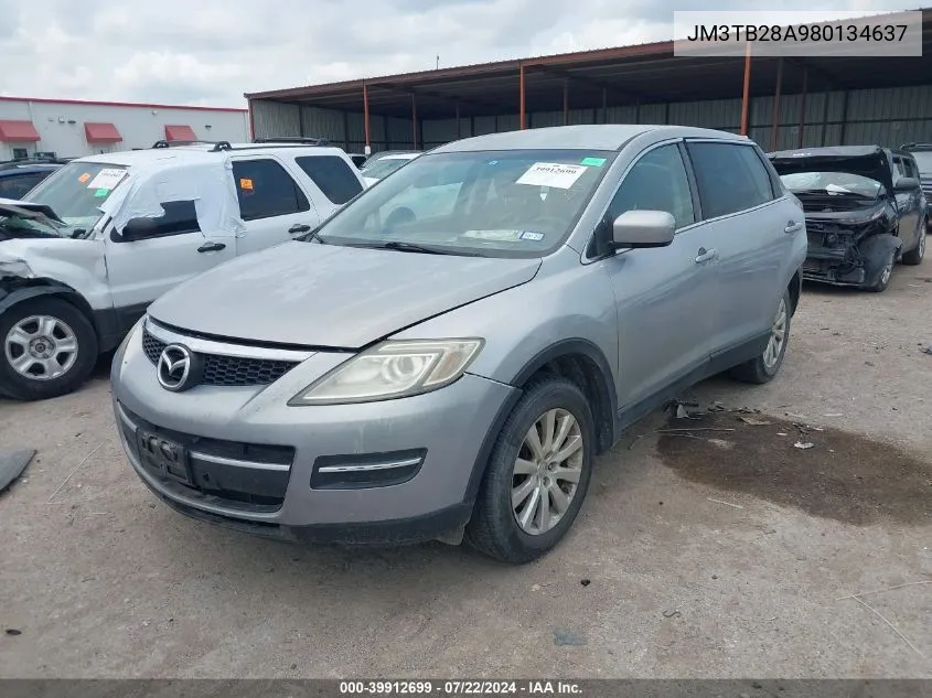 2008 Mazda Cx-9 Sport VIN: JM3TB28A980134637 Lot: 39912699