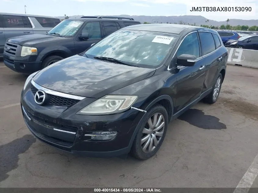 2008 Mazda Cx-9 Grand Touring/Sport/Touring VIN: JM3TB38AX80153090 Lot: 40015434