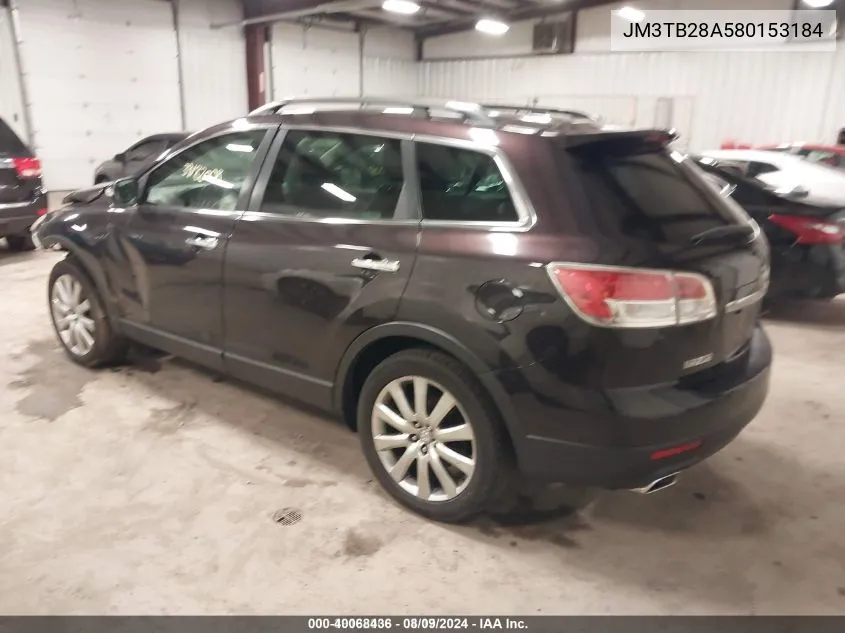 2008 Mazda Cx-9 Grand Touring VIN: JM3TB28A580153184 Lot: 40068436