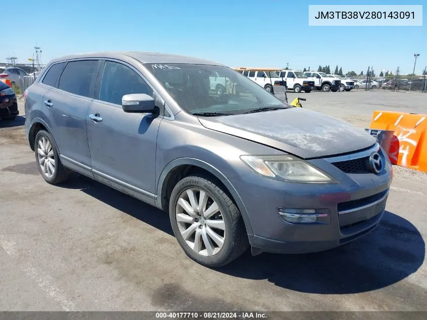 2008 Mazda Cx-9 Grand Touring VIN: JM3TB38V280143091 Lot: 40177710