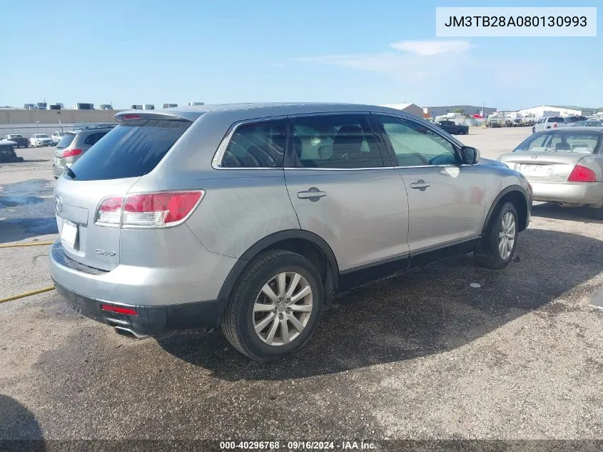 2008 Mazda Cx-9 Sport VIN: JM3TB28A080130993 Lot: 40296768