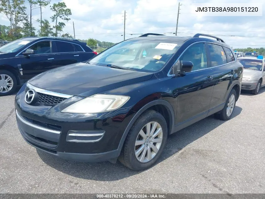 JM3TB38A980151220 2008 Mazda Cx-9 Touring