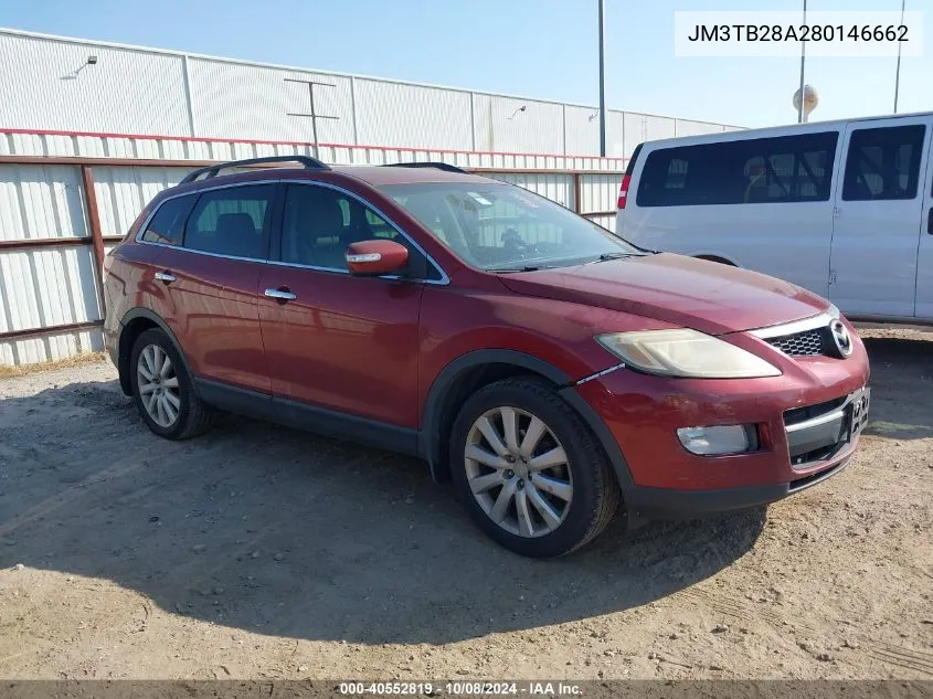 2008 Mazda Cx-9 Grand Touring VIN: JM3TB28A280146662 Lot: 40552819