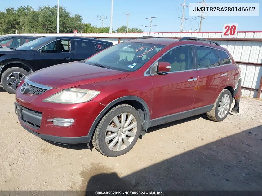 2008 Mazda Cx-9 Grand Touring VIN: JM3TB28A280146662 Lot: 40552819