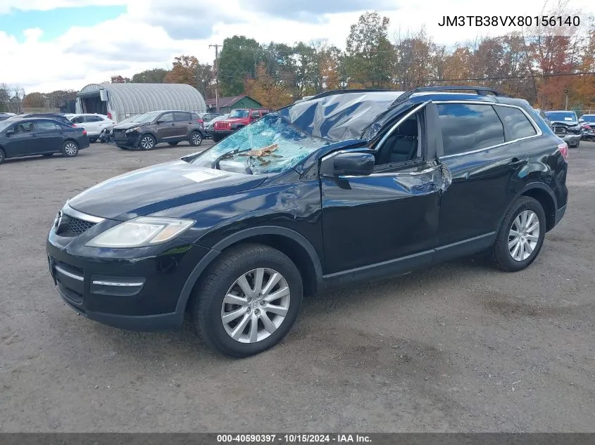 2008 Mazda Cx-9 Touring VIN: JM3TB38VX80156140 Lot: 40590397