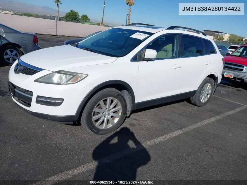 2008 Mazda Cx-9 Touring VIN: JM3TB38A280134422 Lot: 40625345