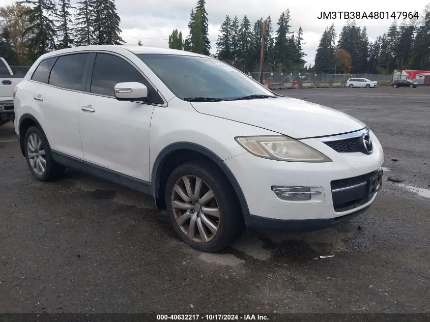 2008 Mazda Cx-9 Grand Touring VIN: JM3TB38A480147964 Lot: 40632217