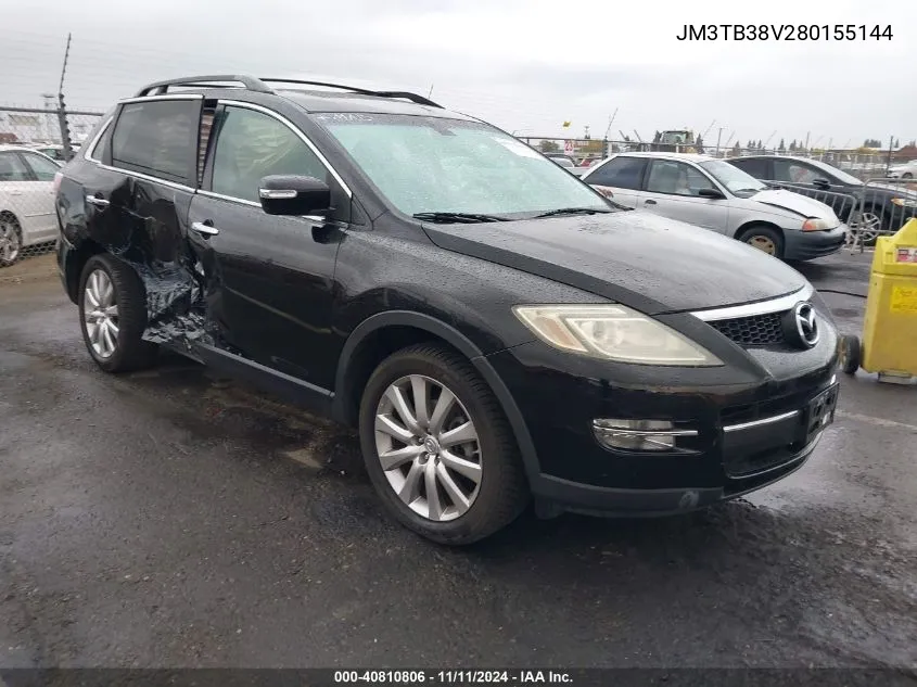 2008 Mazda Cx-9 Grand Touring VIN: JM3TB38V280155144 Lot: 40810806