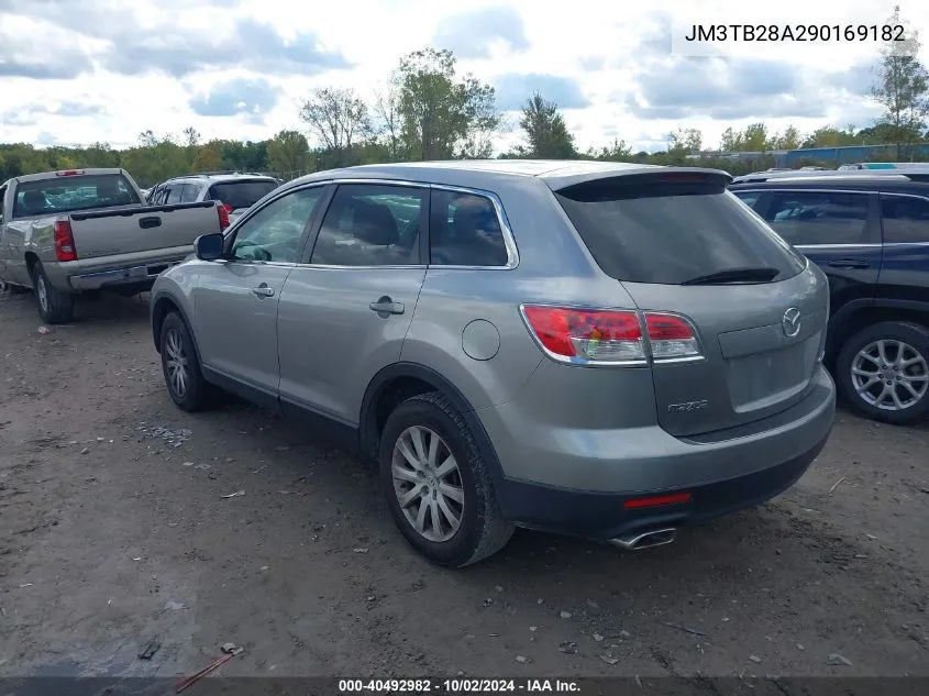 2009 Mazda Cx-9 Sport VIN: JM3TB28A290169182 Lot: 40492982