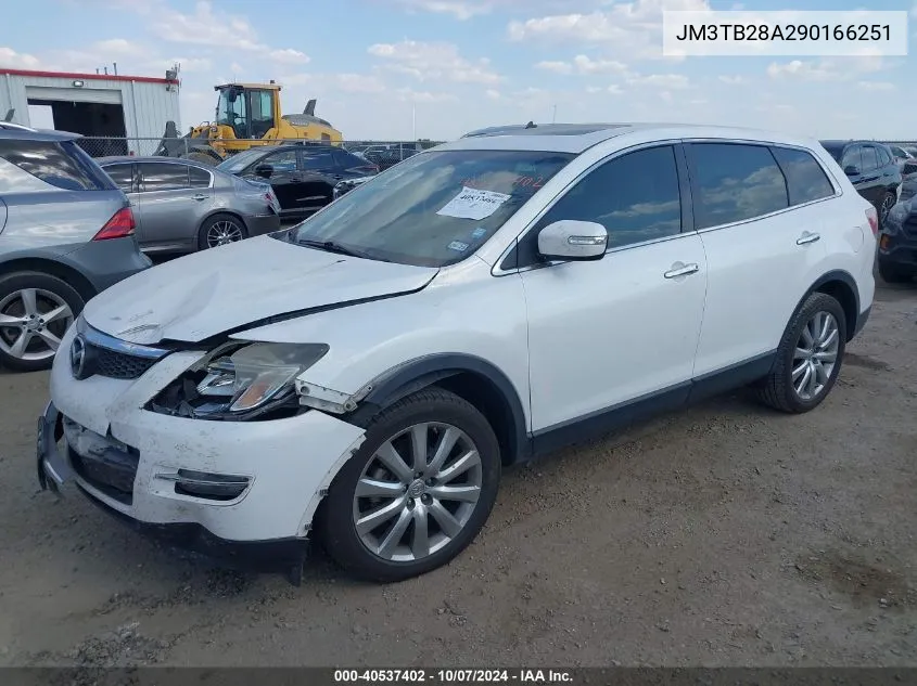 2009 Mazda Cx-9 Grand Touring VIN: JM3TB28A290166251 Lot: 40537402