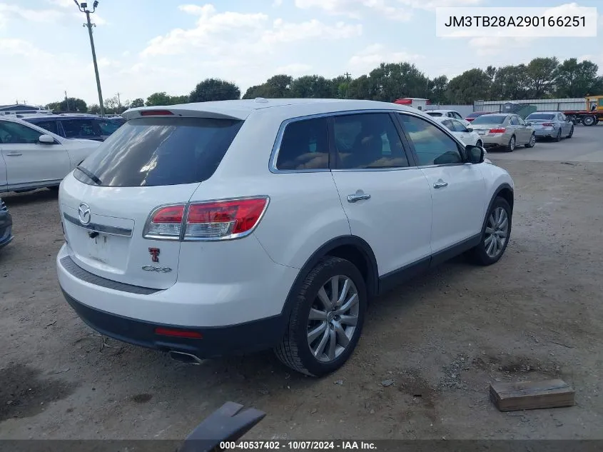 2009 Mazda Cx-9 Grand Touring VIN: JM3TB28A290166251 Lot: 40537402