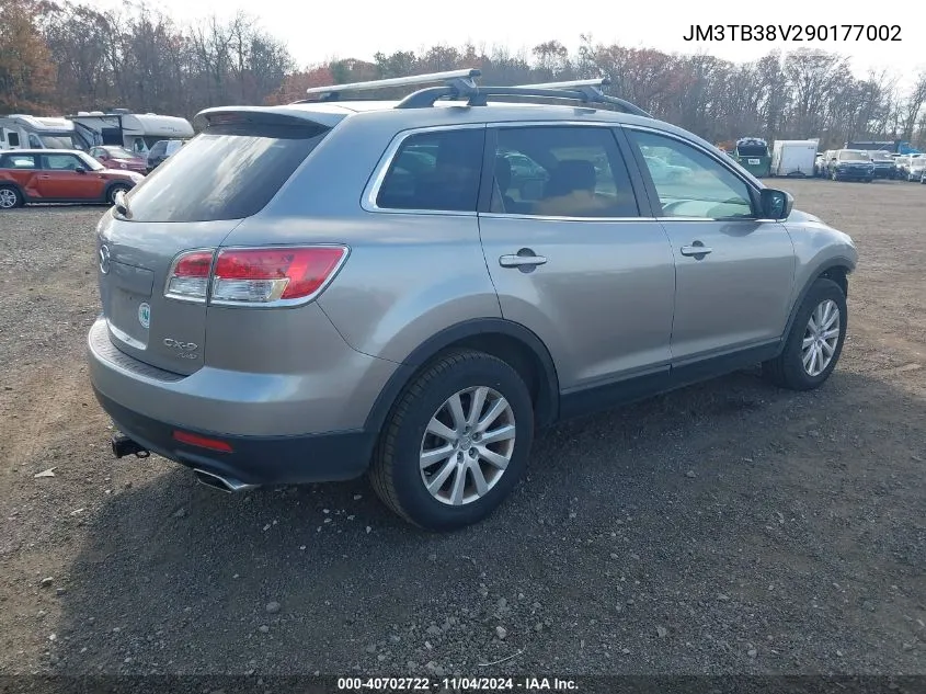 2009 Mazda Cx-9 Sport VIN: JM3TB38V290177002 Lot: 40702722