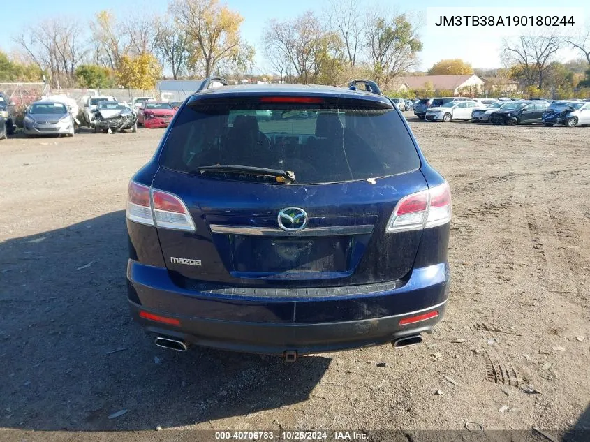 2009 Mazda Cx-9 Grand Touring VIN: JM3TB38A190180244 Lot: 40706783