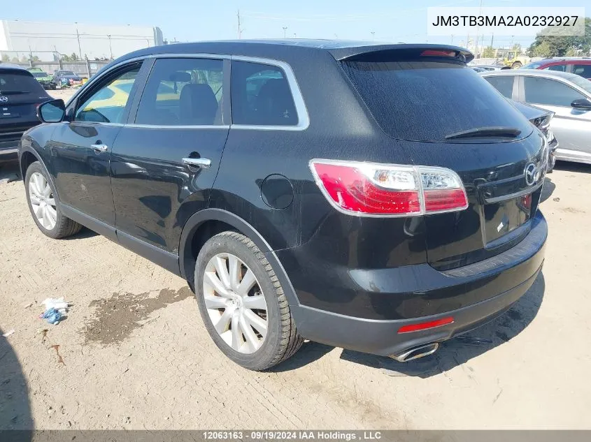 2010 Mazda Cx-9 VIN: JM3TB3MA2A0232927 Lot: 12063163