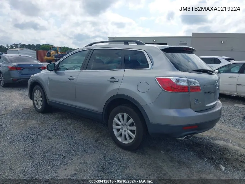 2010 Mazda Cx-9 Sport VIN: JM3TB2MAXA0219224 Lot: 39412016