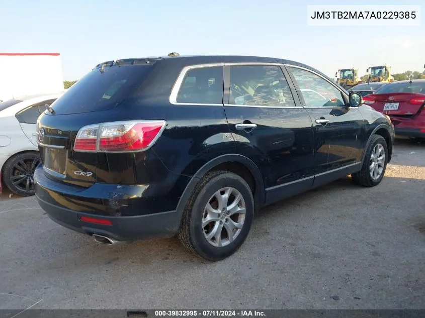 2010 Mazda Cx-9 Grand Touring VIN: JM3TB2MA7A0229385 Lot: 39832995