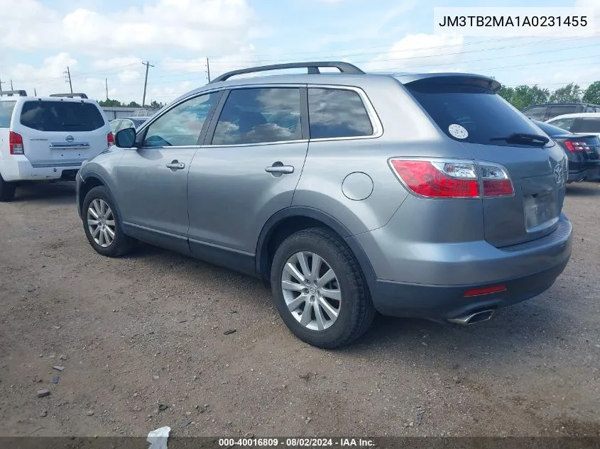 JM3TB2MA1A0231455 2010 Mazda Cx-9 Sport