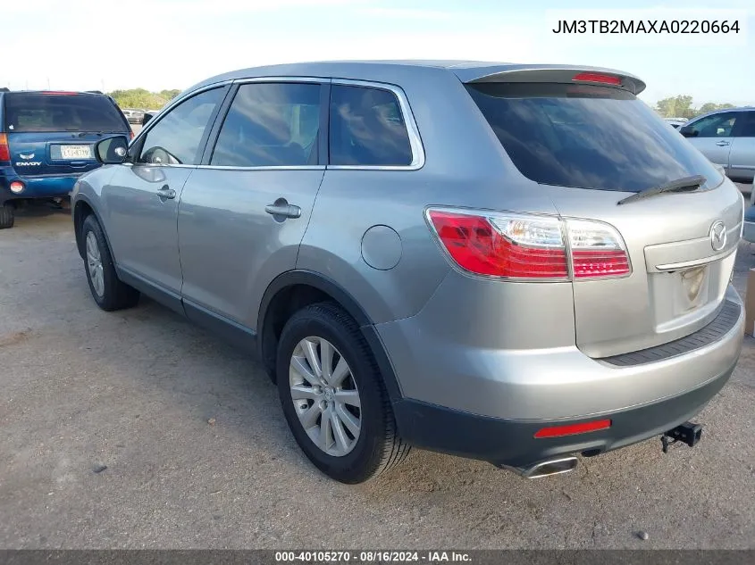 2010 Mazda Cx-9 Touring VIN: JM3TB2MAXA0220664 Lot: 40105270