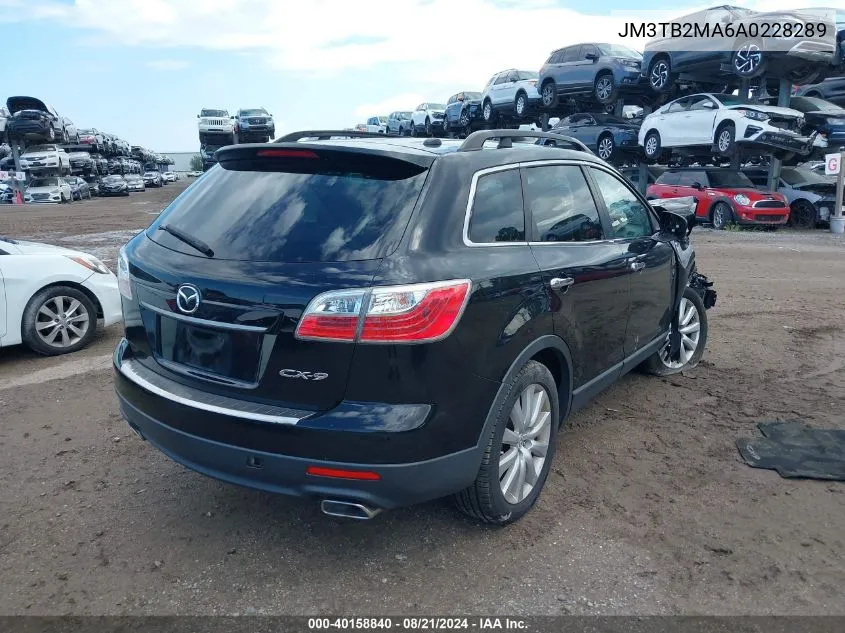 2010 Mazda Cx-9 VIN: JM3TB2MA6A0228289 Lot: 40158840