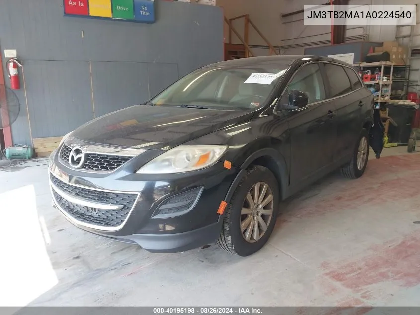 2010 Mazda Cx-9 Sport VIN: JM3TB2MA1A0224540 Lot: 40195198