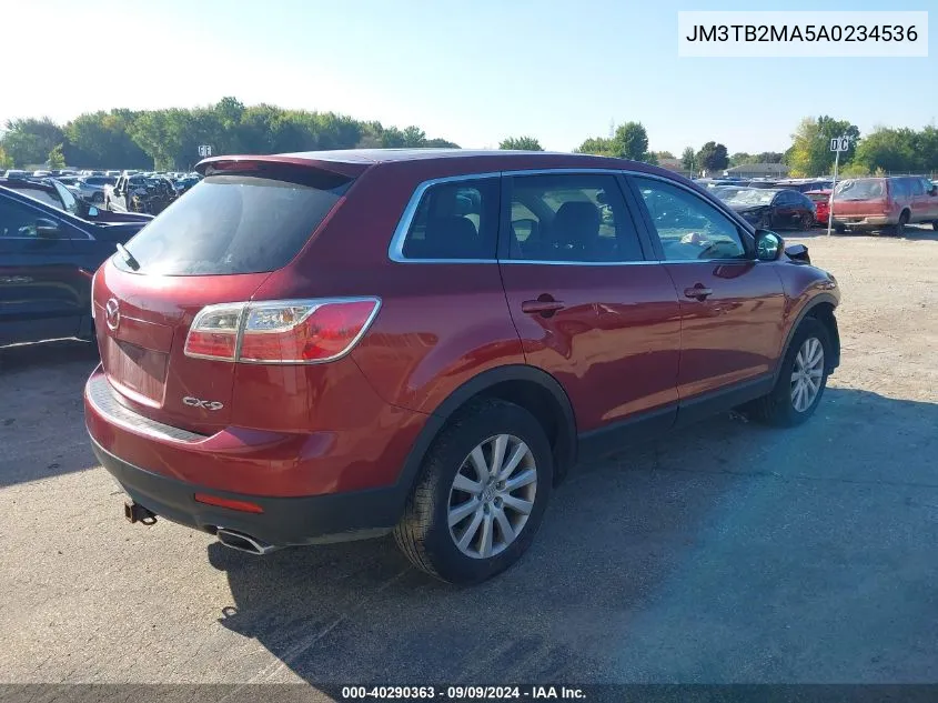 JM3TB2MA5A0234536 2010 Mazda Cx-9 Touring