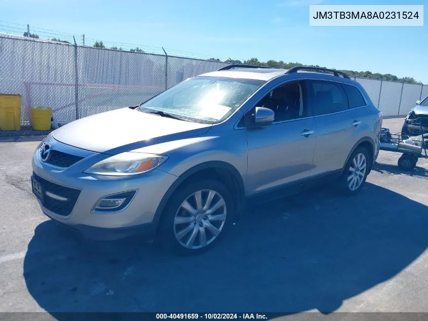 2010 Mazda Cx-9 Grand Touring VIN: JM3TB3MA8A0231524 Lot: 40491659