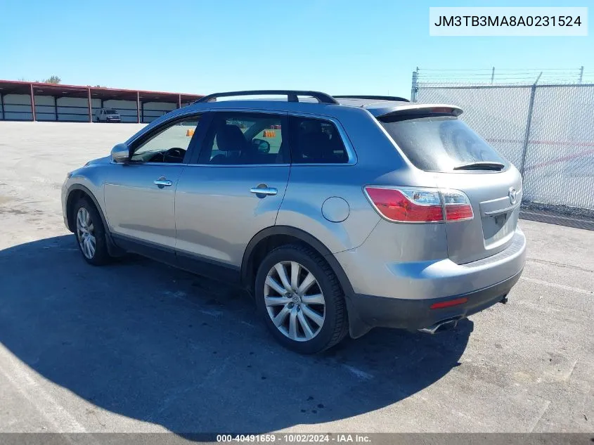 JM3TB3MA8A0231524 2010 Mazda Cx-9 Grand Touring