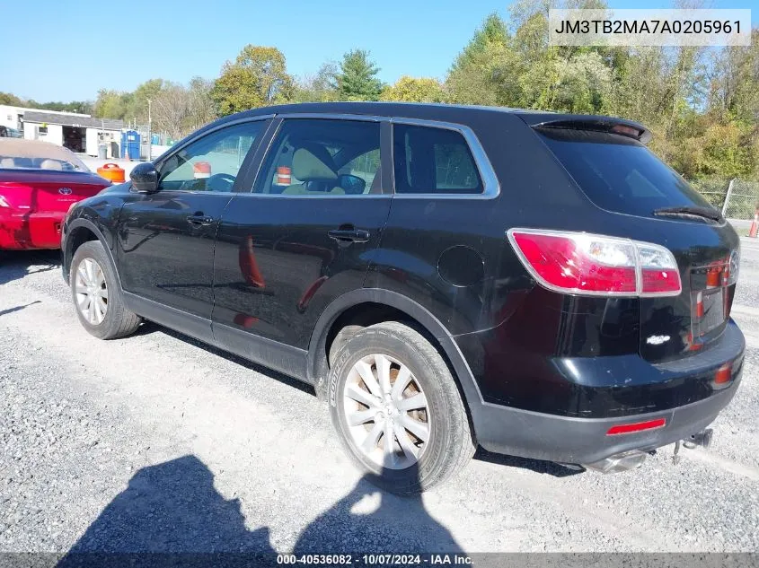 2010 Mazda Cx-9 Sport VIN: JM3TB2MA7A0205961 Lot: 40536082