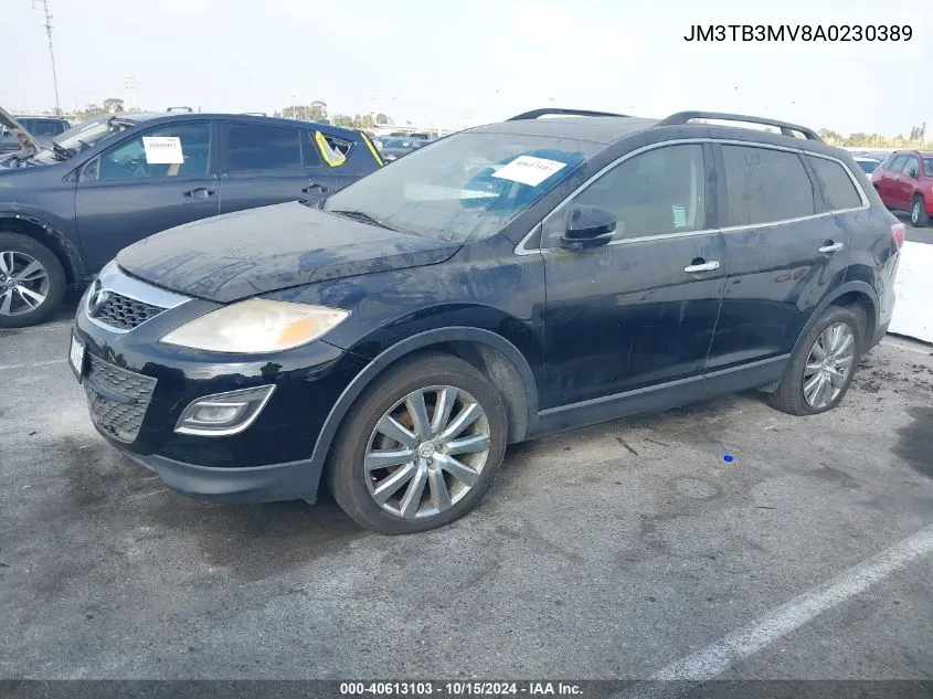 2010 Mazda Cx-9 Grand Touring VIN: JM3TB3MV8A0230389 Lot: 40613103