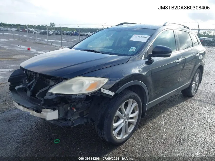 2011 Mazda Cx-9 Grand Touring VIN: JM3TB2DA8B0308405 Lot: 39814206