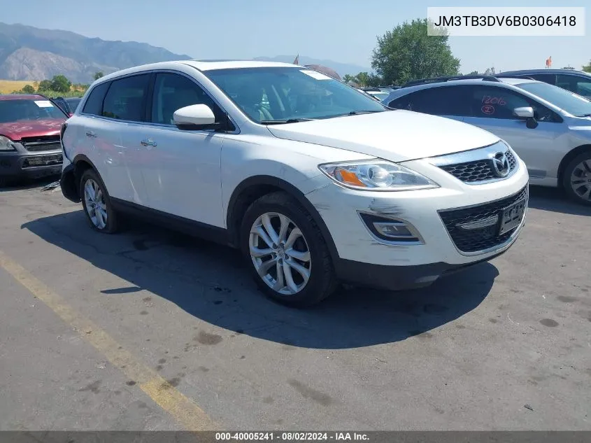 2011 Mazda Cx-9 Grand Touring VIN: JM3TB3DV6B0306418 Lot: 40005241