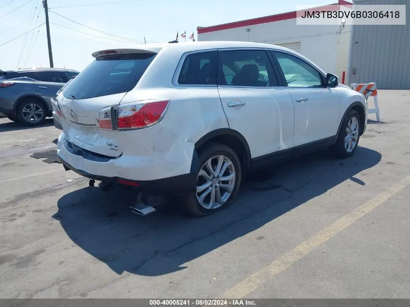 2011 Mazda Cx-9 Grand Touring VIN: JM3TB3DV6B0306418 Lot: 40005241