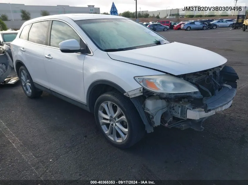 2011 Mazda Cx-9 Grand Touring VIN: JM3TB2DV3B0309495 Lot: 40365353