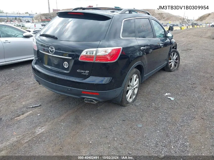 2011 Mazda Cx-9 Grand Touring VIN: JM3TB3DV1B0309954 Lot: 40402491