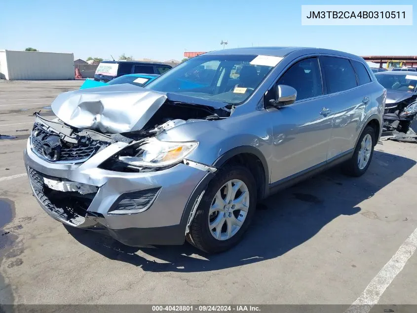 2011 Mazda Cx-9 Touring VIN: JM3TB2CA4B0310511 Lot: 40428801