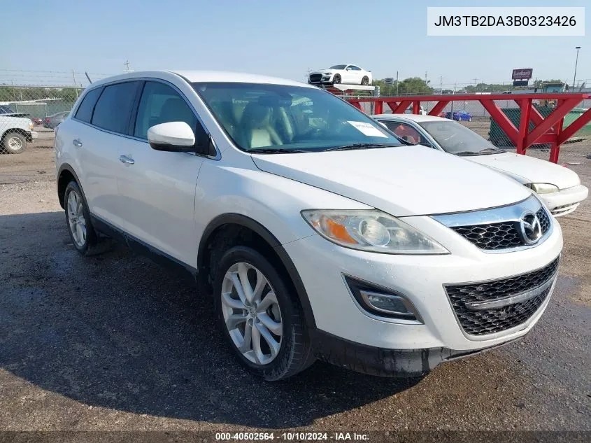 2011 Mazda Cx-9 Grand Touring VIN: JM3TB2DA3B0323426 Lot: 40502564