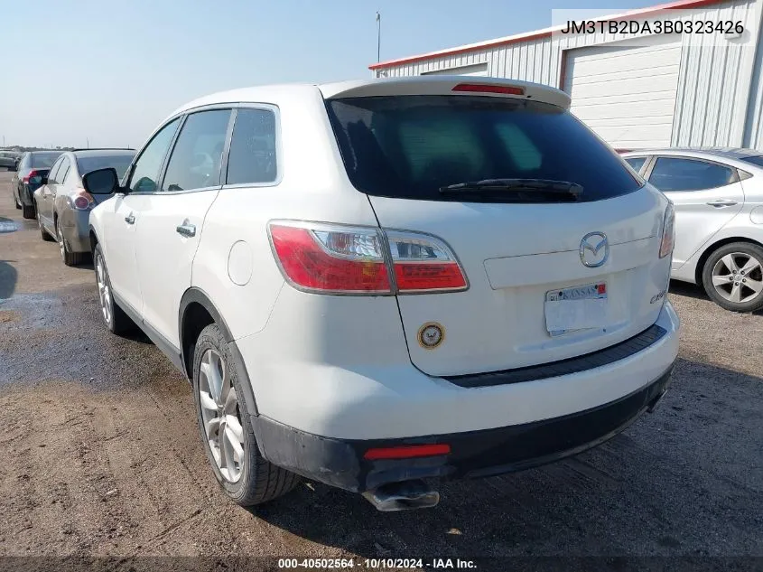 2011 Mazda Cx-9 Grand Touring VIN: JM3TB2DA3B0323426 Lot: 40502564