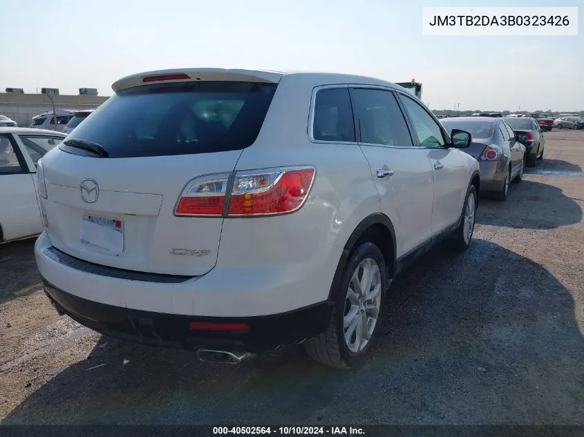 2011 Mazda Cx-9 Grand Touring VIN: JM3TB2DA3B0323426 Lot: 40502564