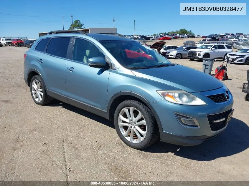 2011 Mazda Cx-9 Grand Touring VIN: JM3TB3DV0B0328477 Lot: 40538055