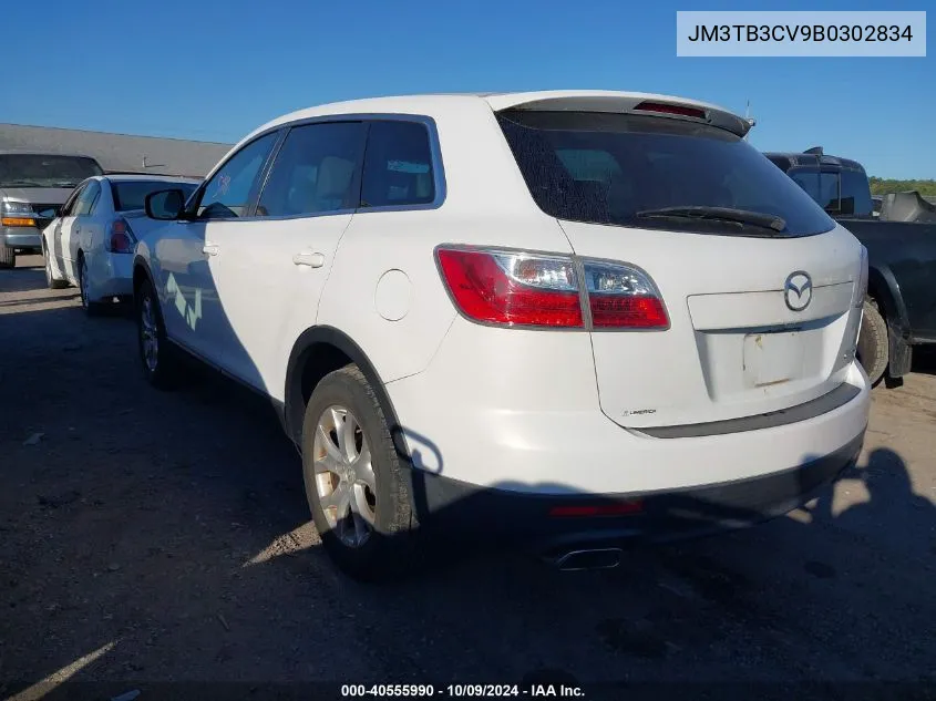 2011 Mazda Cx-9 Touring VIN: JM3TB3CV9B0302834 Lot: 40555990