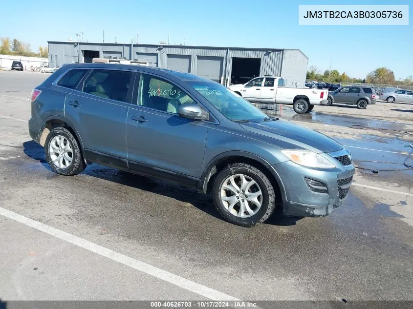 2011 Mazda Cx-9 Touring VIN: JM3TB2CA3B0305736 Lot: 40626703