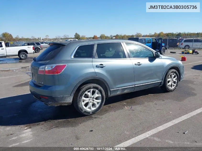 JM3TB2CA3B0305736 2011 Mazda Cx-9 Touring