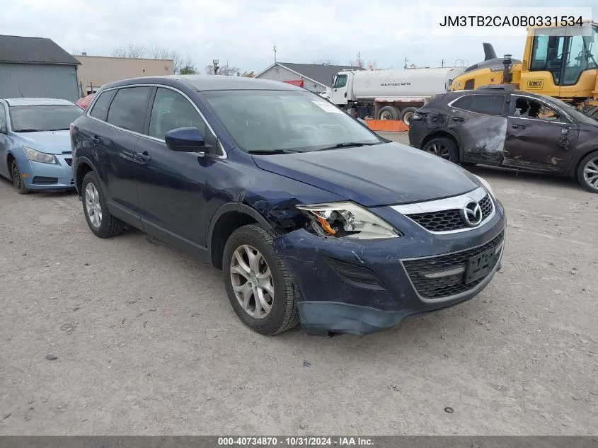 2011 Mazda Cx-9 Touring VIN: JM3TB2CA0B0331534 Lot: 40734870