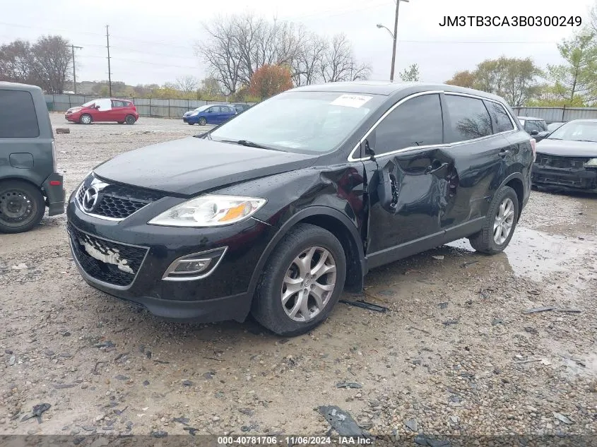 2011 Mazda Cx-9 Touring VIN: JM3TB3CA3B0300249 Lot: 40781706