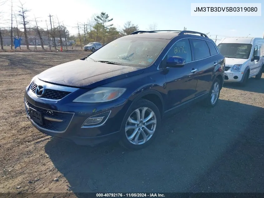 2011 Mazda Cx-9 Grand Touring VIN: JM3TB3DV5B0319080 Lot: 40792176