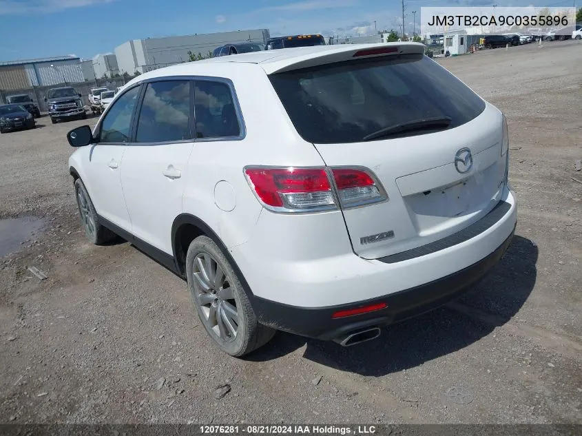 2012 Mazda Cx-9 VIN: JM3TB2CA9C0355896 Lot: 12076281