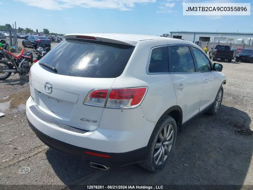 2012 Mazda Cx-9 VIN: JM3TB2CA9C0355896 Lot: 12076281